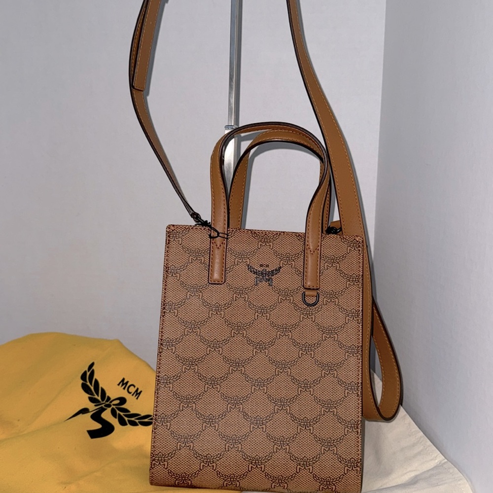 MCM Tan Crossbody Bag